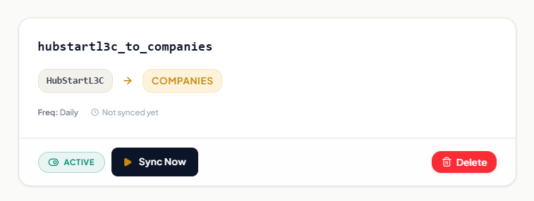 Customer Accounts to Companies